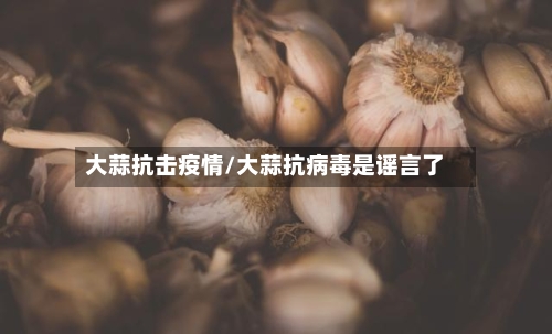大蒜抗击疫情/大蒜抗病毒是谣言了