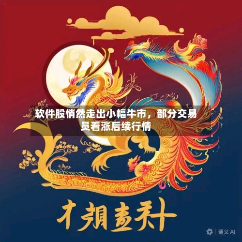 软件股悄然走出小幅牛市,部分交易员看涨后续行情