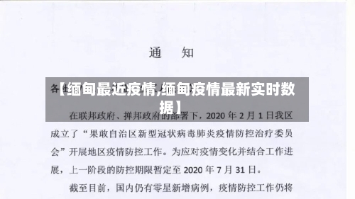 【缅甸最近疫情,缅甸疫情最新实时数据】